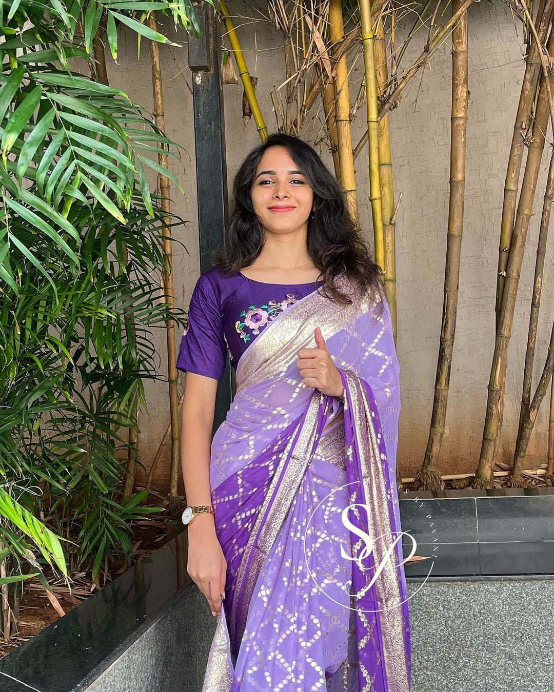 Hooriya fashions - Pure Viscose Georgette Saree