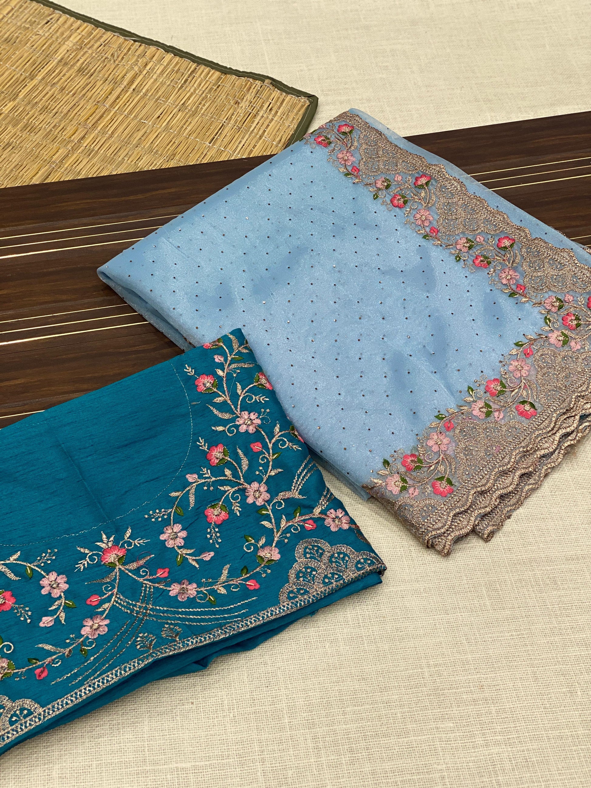 Hooriya fashions - Twill net sarees