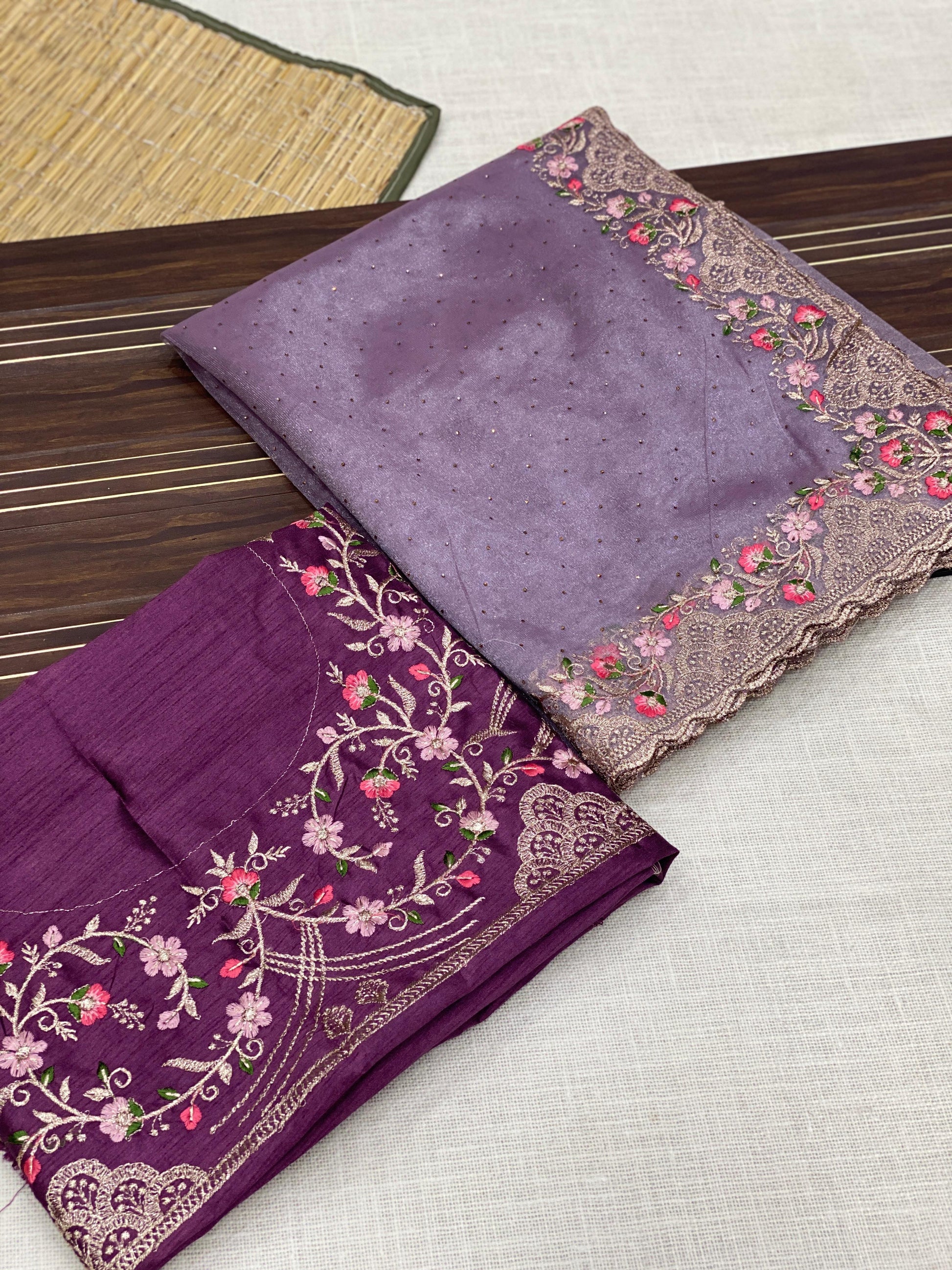 Hooriya fashions - Twill net sarees