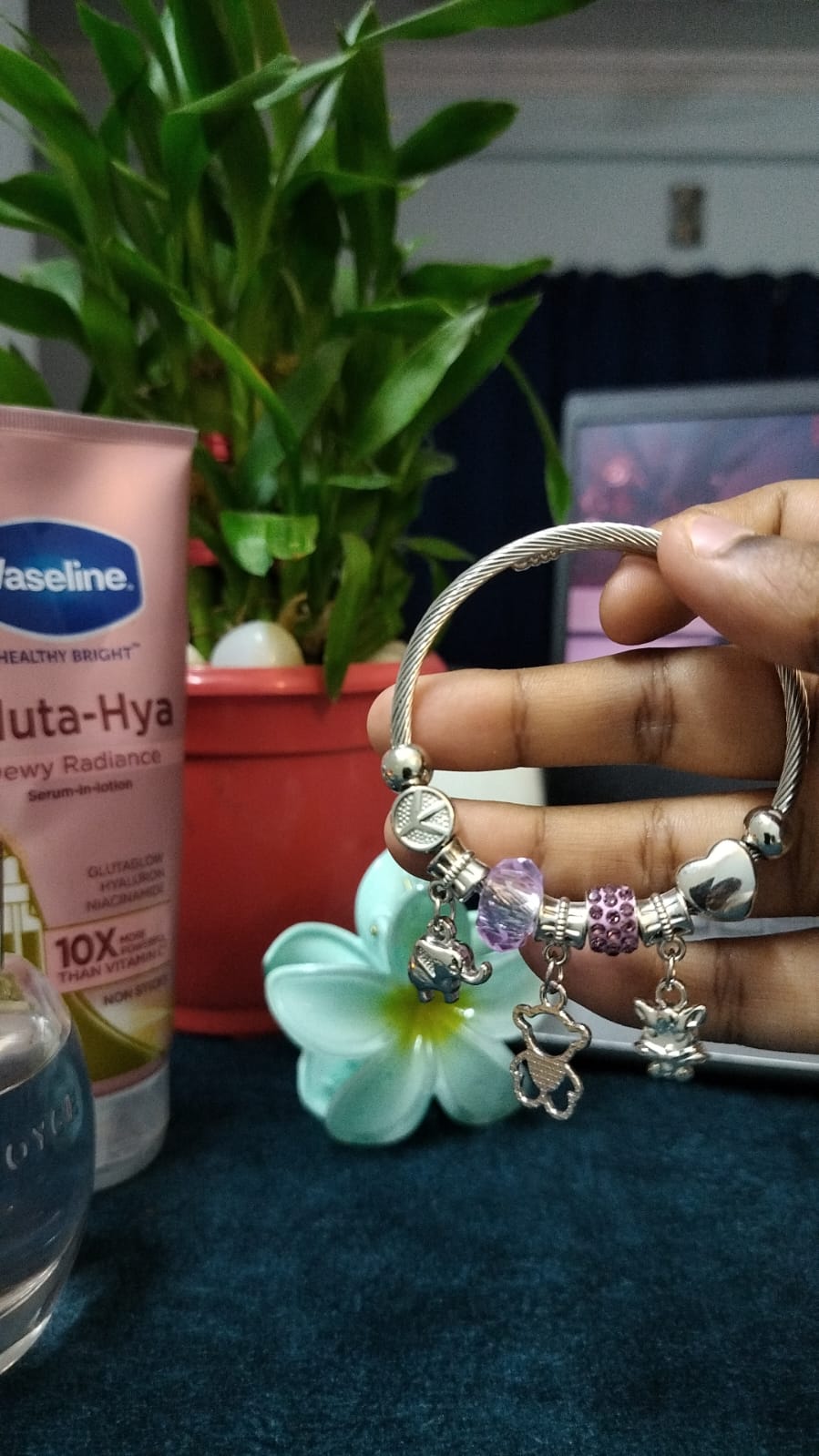 Pandora inspired Bracelet-Purple