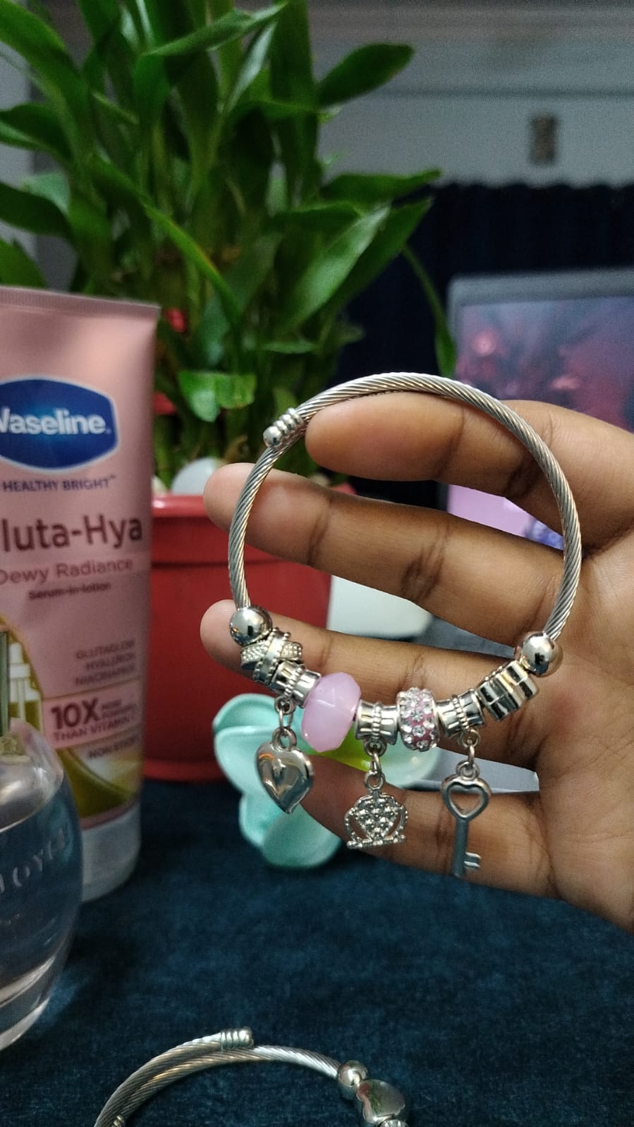 Pandora inspired Bracelet-Lavender