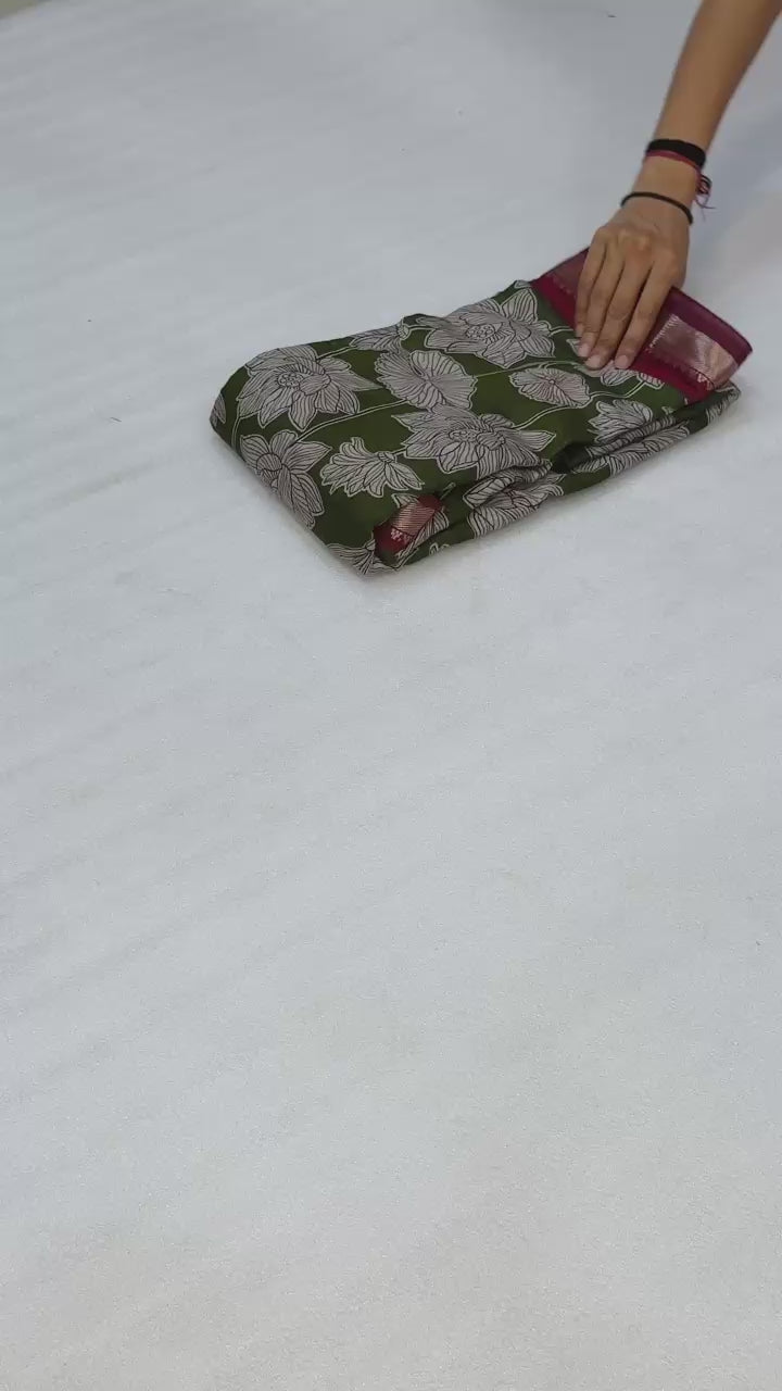 Hooriya fashions - Mangalagiri silk saree