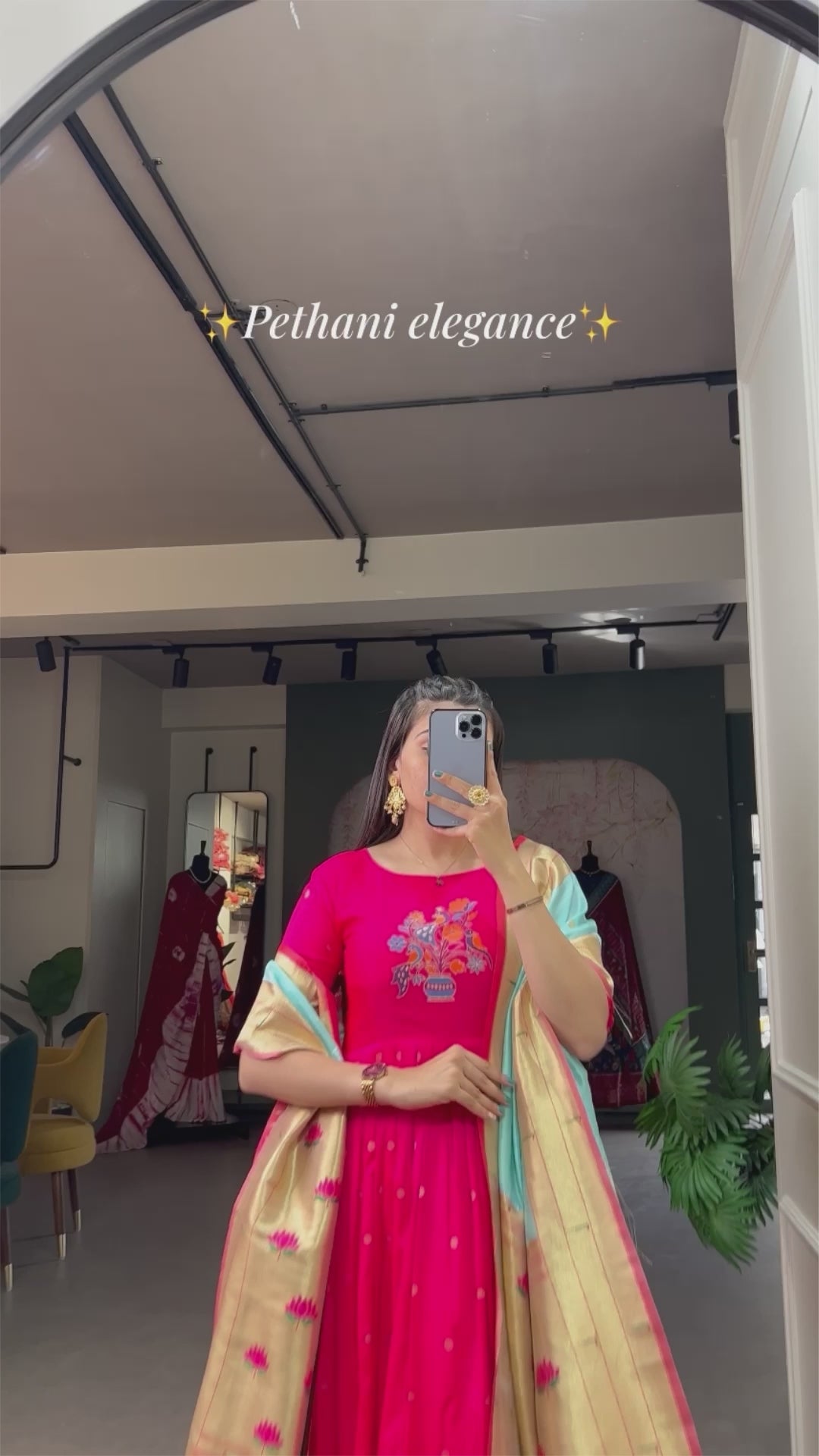 Hooriya fashions - Jacquard silk Gown