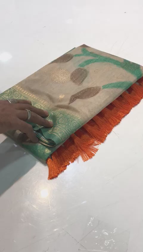 Hooriya fashios - Pure chanderi silk