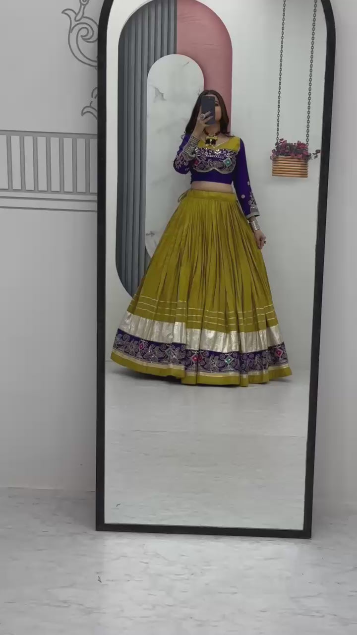 Hooriya fashions - Navratri Special Pure Cotton Lehenga Choli