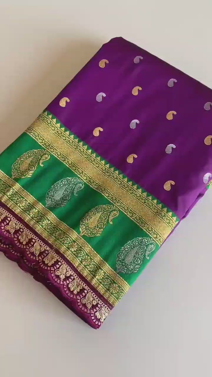 Hooriya fashions - premium paithani silk sarees