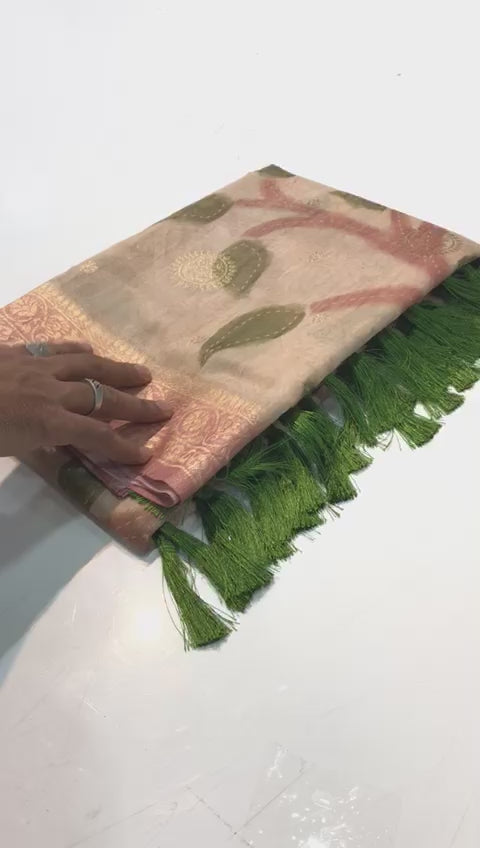 Hooriya fashios - Pure chanderi silk