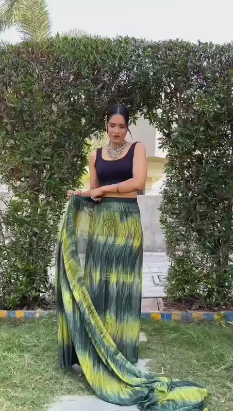 Hooriya Fashions - SOFT GEORGETTE SAREE.