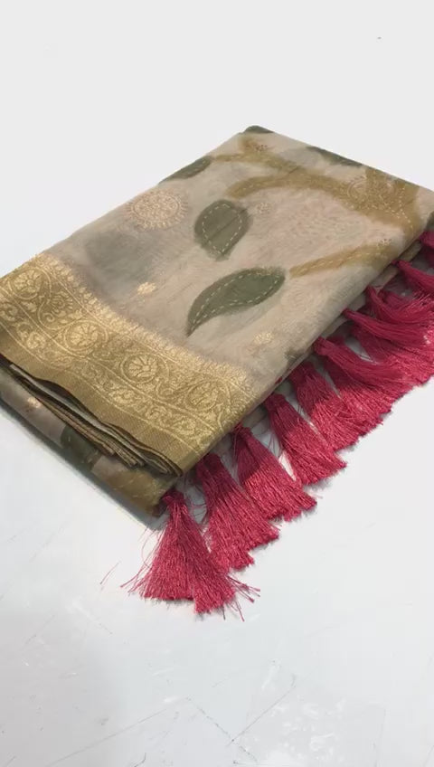 Hooriya fashios - Pure chanderi silk