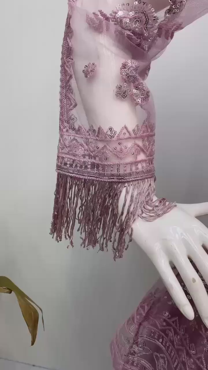 Hooritya Fashions - TOP AND PLAZZO SET