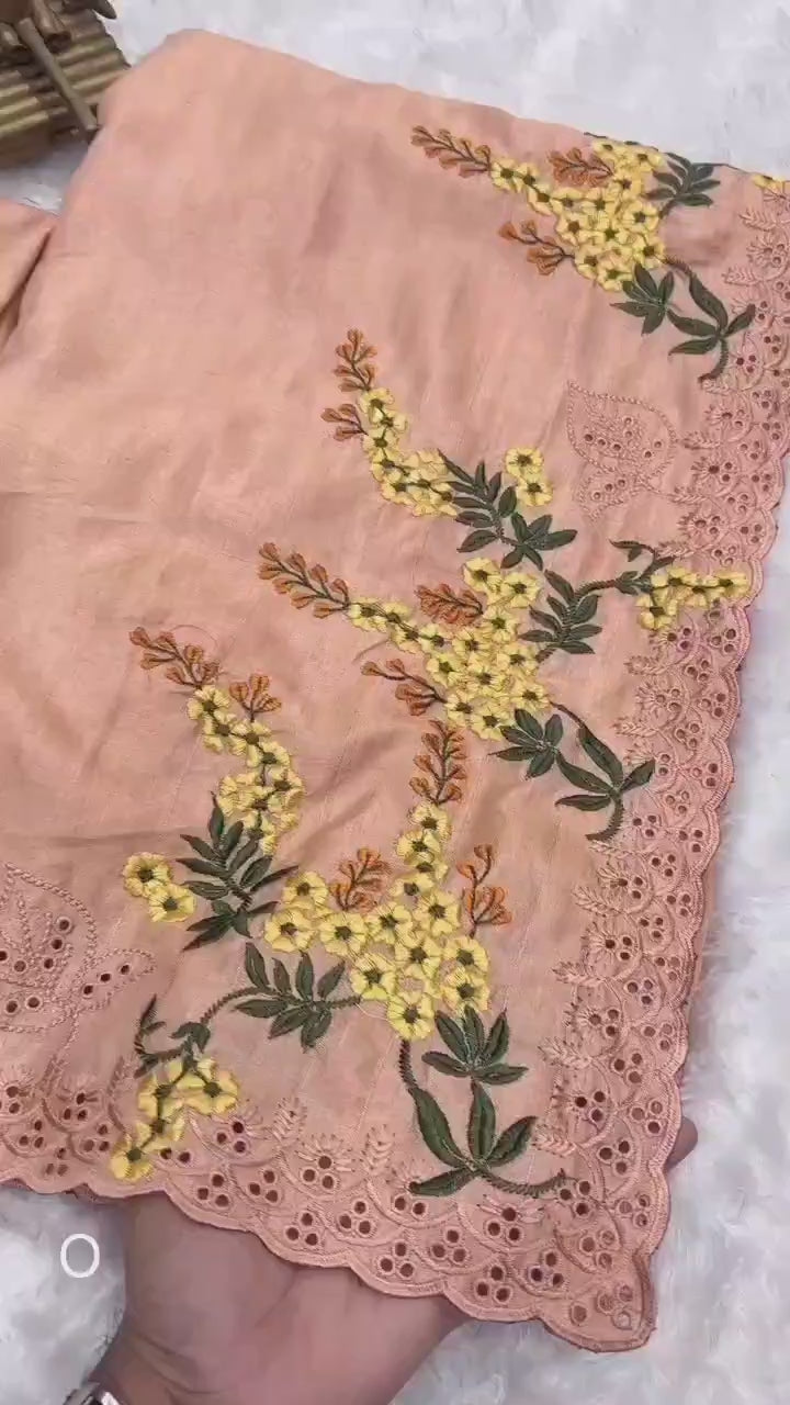 Hooriya fashions - Tusser cotton sarees
