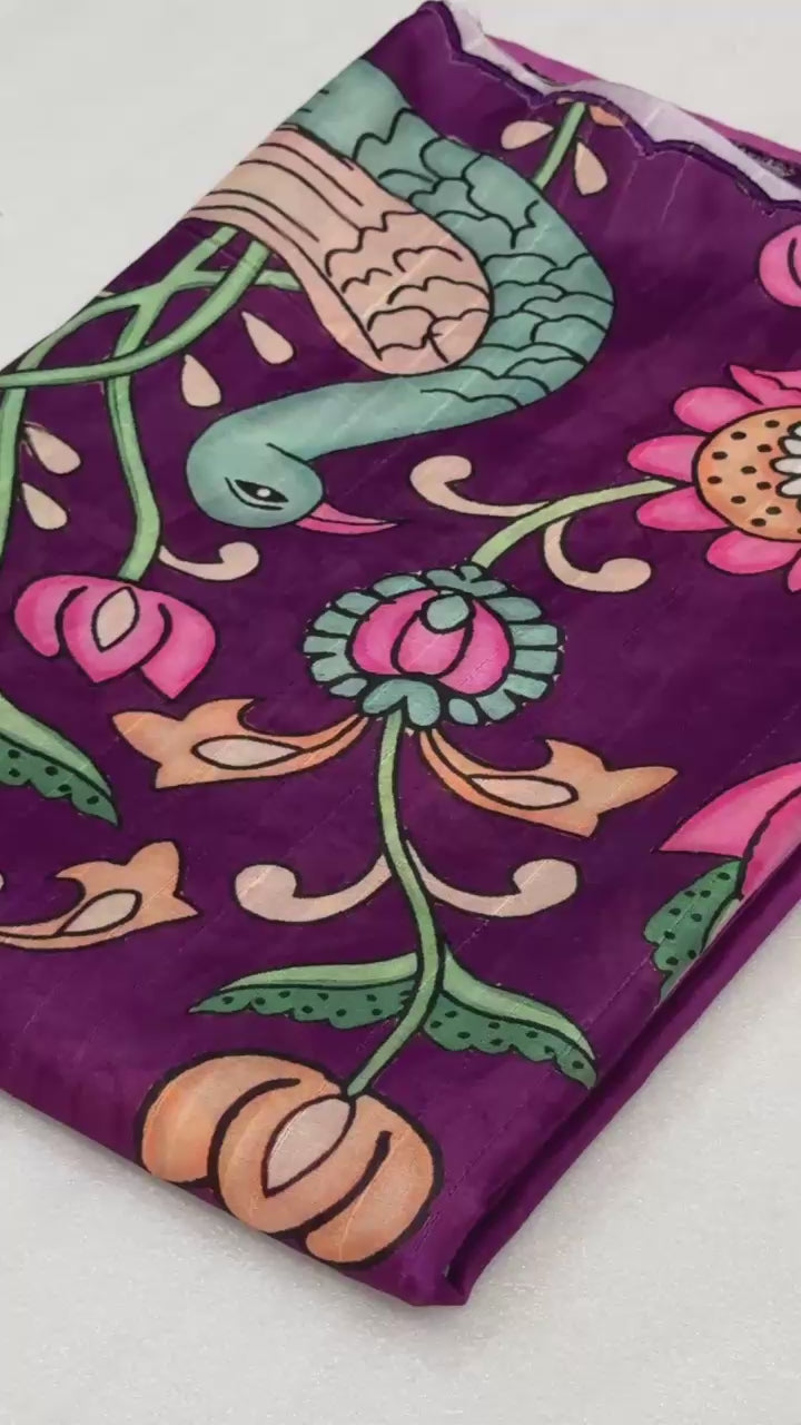 Hooriya fashions - Handloom Tussar silk saree