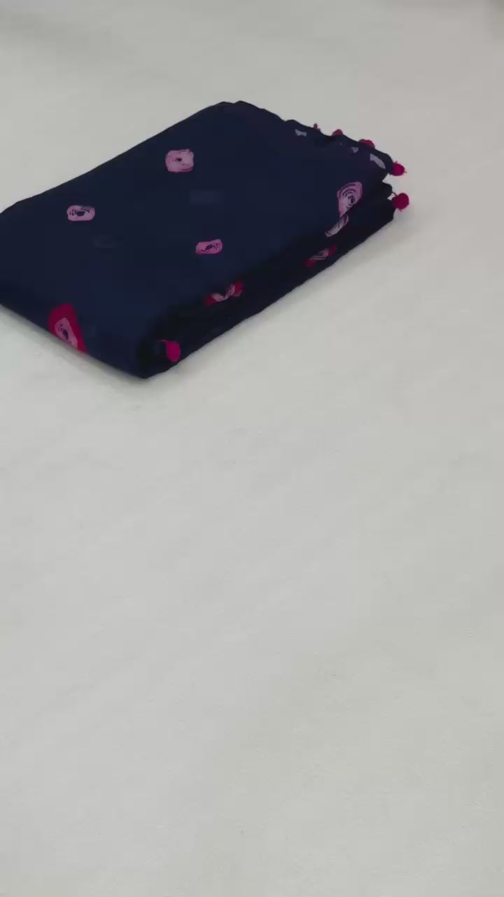 Hooriya fashions - soft Cotton ikkat print sarees