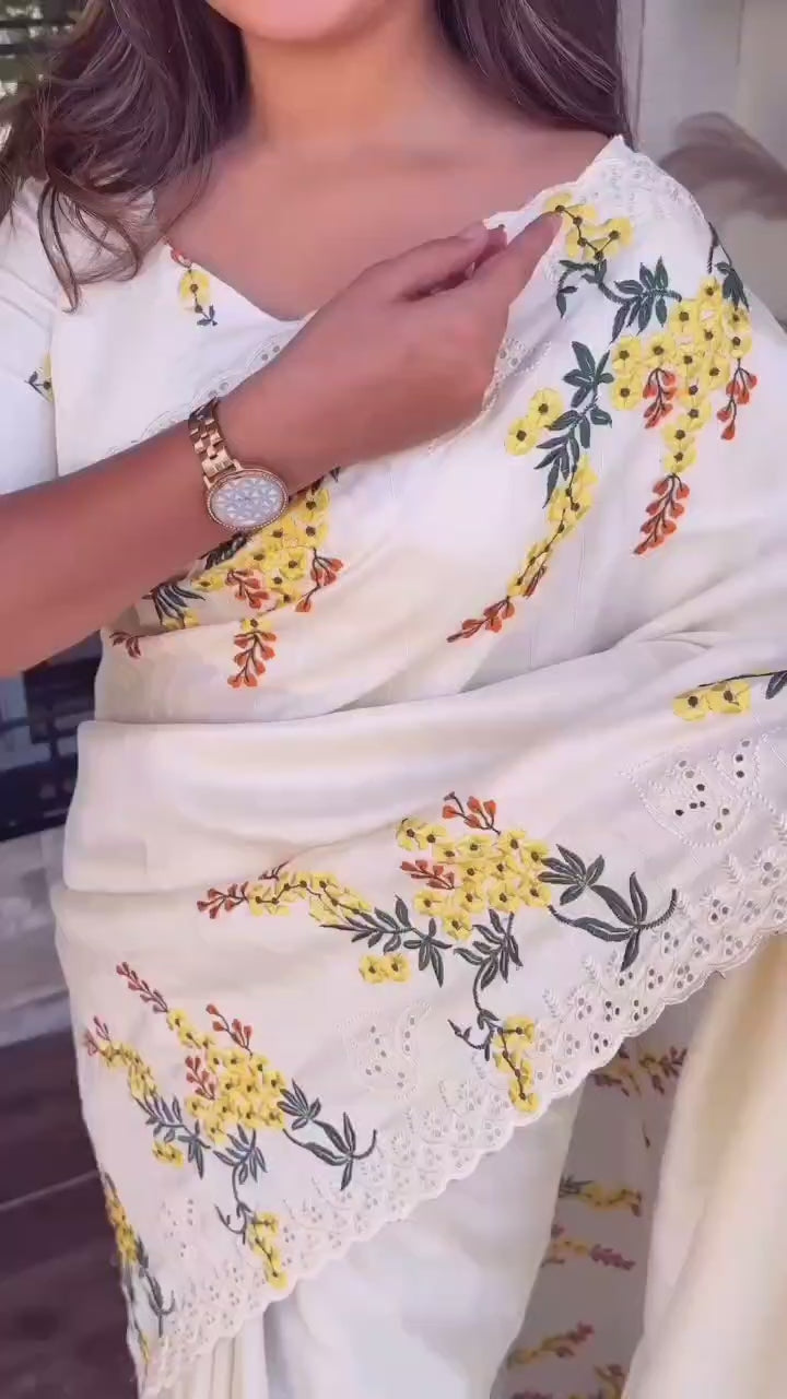 Hooriya fashions - Tusser cotton sarees