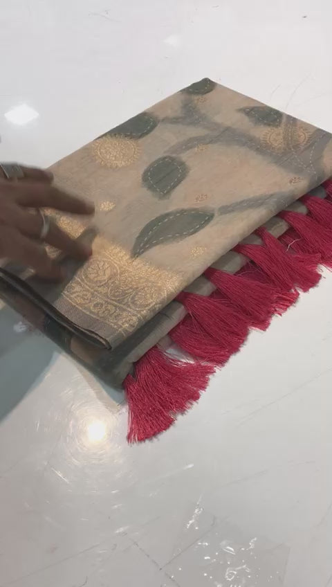 Hooriya fashios - Pure chanderi silk