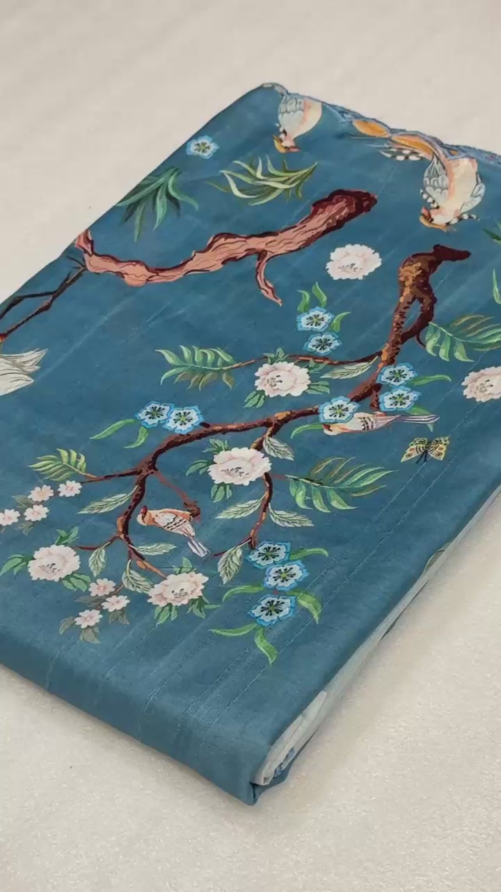 Hooriya fashions - Handloom Tussar silk saree