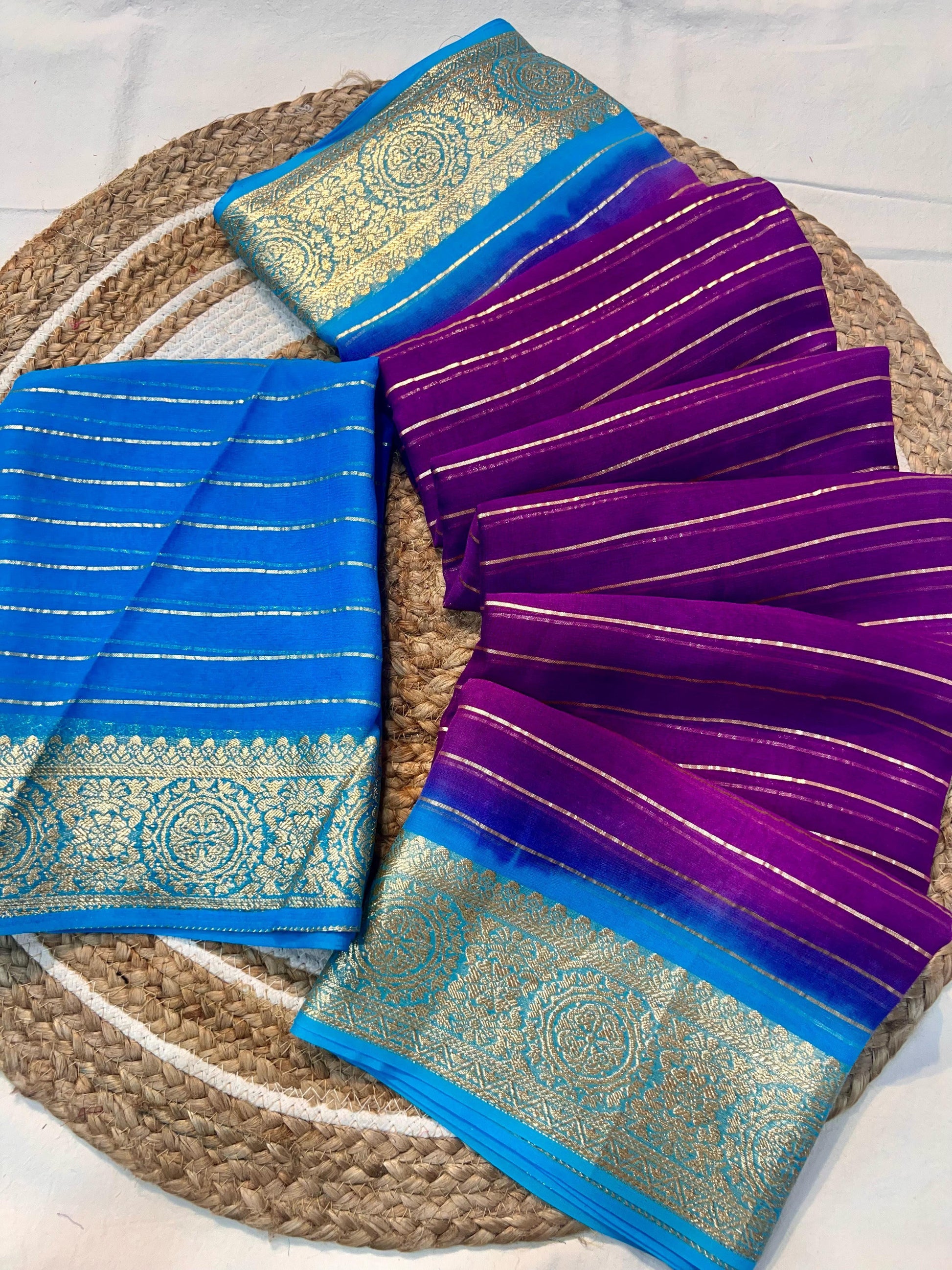 Hooriya fashions - 3D Viscose Georgette Saree