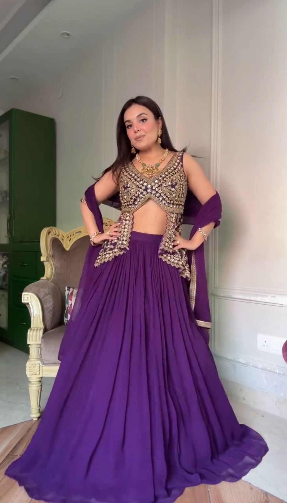Hooriya Fashions - Lehenga Choli.