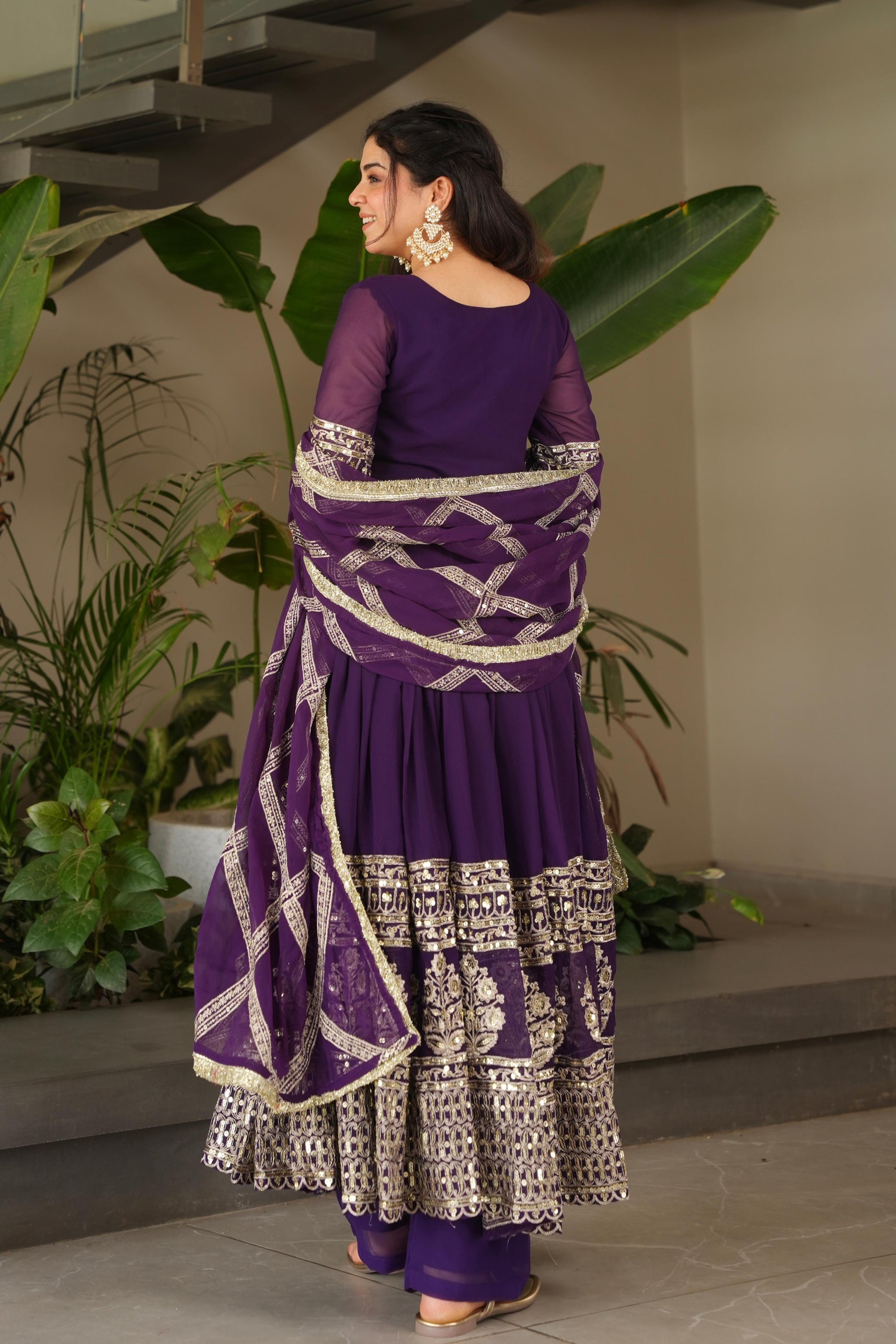 Hooriya Fashions - Designer Party Sharara Suit & Dupatta Set